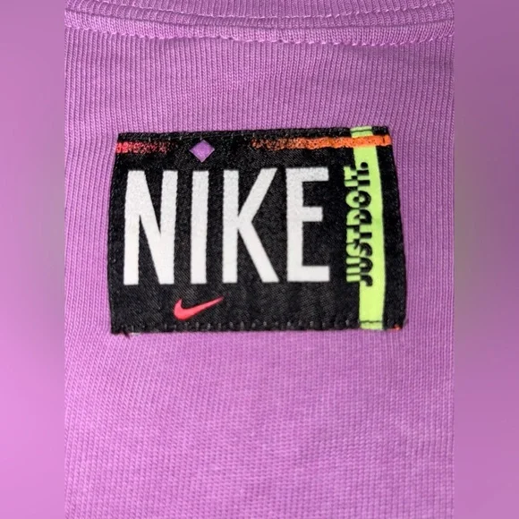 Nike Vintage 90s Center Swoosh Tank Top Ribbed Crop Size XL - Picture 5 of 6